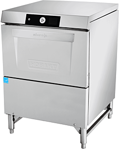 Hobart LXGnR-30 Advansys Steam Elimination High-Temp Low Amp (30A) Undercounter dishwasher 120V / 208-240V / 60V / 1 with 6" Leg Stand - USA
