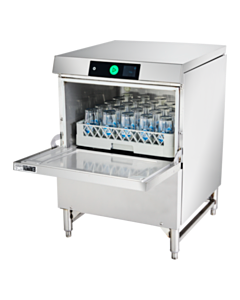 Hobart LXGnR-30 Advansys Steam Elimination High-Temp Low Amp (30A) Undercounter dishwasher 120V / 208-240V / 60V / 1 with 6" Leg Stand - USA