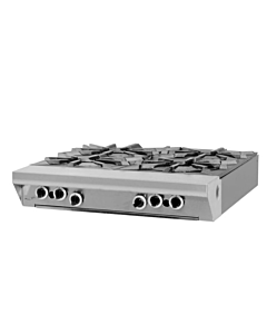 Garland M44T Master Series 34" Natural Gas Modular Top Range with 4 Open Burners - 140,000 BTU