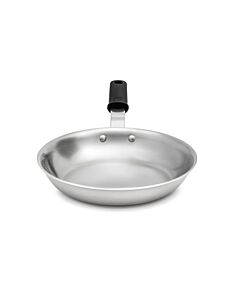 Vollrath 692108 8" Tribute® 3-ply Fry Pan with Natural Finish and Silicone Handle
