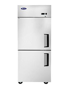 Atosa MBF8007GRL 29" Top Mount Two Divided Door Freezer - Left Hinged - CA