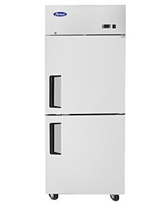 Atosa MBF8010GR 29" Top Mount Two Divided Door Refrigerator - Right Hinged