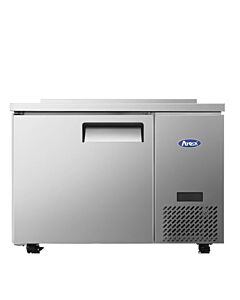 Atosa MGF44GR 44" Side Mount Solid Door Worktop Refrigerator - 9.7 Cu.Ft.