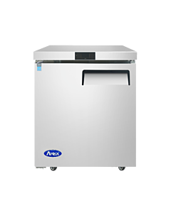 Atosa MGF8401GRL 27" Left-Hinged Undercounter Refrigerator with Solid Door – 7.2 Cu. Ft.