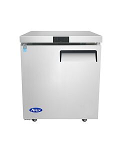 Atosa MGF8405GRL 27" Single Door Undercounter Freezer with Left Hinge and 7.2 cu.ft. Capacity - 115V - CA