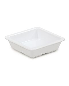 GET ML-122-W Milano™ 6 oz. (8 oz. Rim-Full), 4.75" Square Side Dish, 1" Deep - 12/case