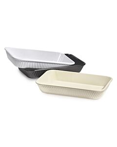 GET ML-156-W Milano™ 3 qt., 13.25" x 9" Casserole Dish, 2" Deep - 6/case