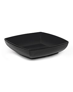 GET ML-69-BK Milano™ 4 qt. (4.5 qt. Rim-Full), 11.75" Square Bowl, 3" Deep - 6/case