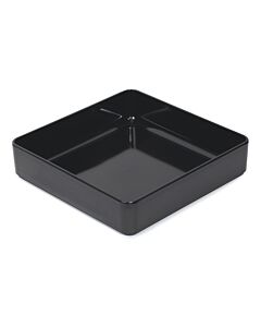 GET ML-85-BK Milano™ 5.7 qt (5.8 qt Rim-Full), 12" Square Bowl, 2.75" Deep - 6/case - CA
