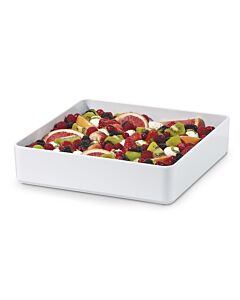GET ML-85-W Milano™ 5.7 qt (5.8 qt Rim-Full), 12" Square Bowl, 2.75" Deep - 6/case - CA