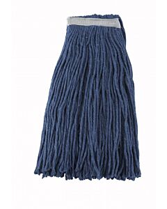 Winco MOP-32C 32 oz., 800g Blue Yarn Mop Head, Cut Head - USA