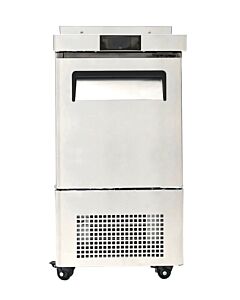 Atosa MSF17GR-NTCV 17" Slim 1-Door Sandwich Prep Table with 3.7 Cu.Ft. Capacity - 115V - CA