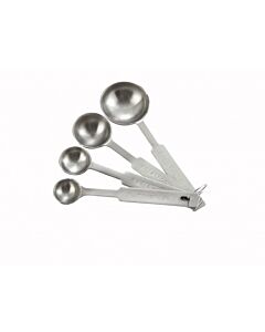 Winco MSPD-4X Deluxe Measuring Spoon 4 pc Set - CA