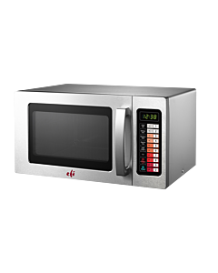 EFI MW-251000120 25L Light-Duty Stainless Steel Microwave - 1000W, 120V