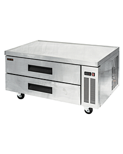New Air NCB-036-SS 36" Two Drawer Stainless Steel Refrigerated Chef Base with 167L Capacity - 115V, 1/6HP