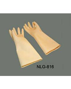 Winco NLG-816 Natural Latex Gloves 8 1/2" x 16", Ivory - 1 Pair - USA
