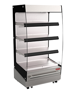 New Air NOM-39-HT 39" Grab-and-Go Heated Vertical Open Merchandiser with 439L Capacity - 208-240V, 1966.5-2300W