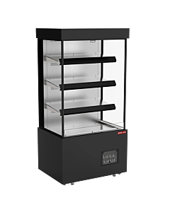 New Air NOM-40-HT 39.4" Grab-and-Go Heated Vertical Open Merchandiser with 388L Capacity - 208-240V, 1966.5-2300W