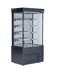 New Air NOM-40-S 39.5" Grab-and-Go Open Merchandiser Refrigerated Self-Serve Display Case with 510L Capacity - 115V, 1400W - CA