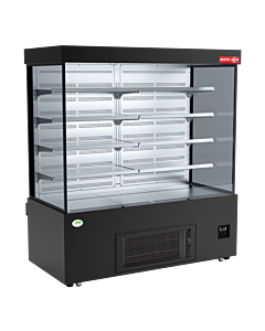 New Air NOM-59-S 59" Grab-and-Go Open Merchandiser Refrigerated Self-Serve Display Case with 768L Capacity - 208-230V, 12.6A