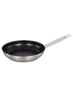 Omcan 9" Non-Stick Stainless Steel Fry Pan - USA