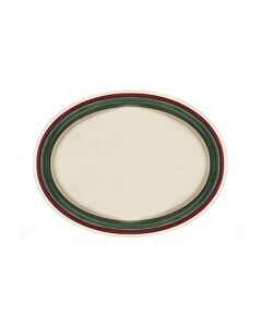 GET OP-120-PO Diamond Portofino™ 12" x 9" Oval Platter - 12/case