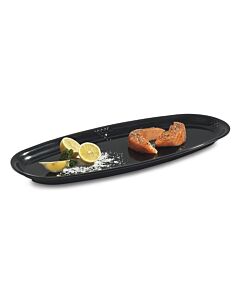 GET OP-2410-BK Sonoma™ 24" x 10.25" Oval Platter - 6/case