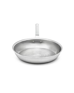Vollrath 671112 12" Wear-Ever® Aluminum Fry Pan with Natural Finish and Plated Handle