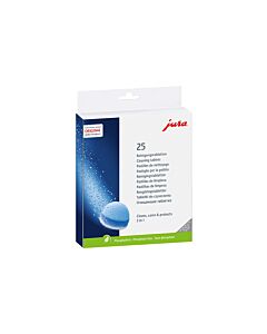 Jura 25053 Three-Phase Cleaning Tablets (Pack of 25 Tablets) - CA