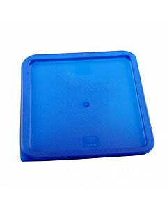 Omcan Blue Square Lid for 12, 18 and 22 Qt. Food Storage Container - CA