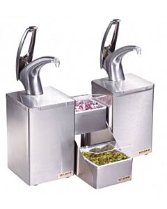 San Jamar FrontLine Countertop Dual Condiment System P4826