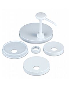 San Jamar Economy Pump & Pump Kit, White P7310
