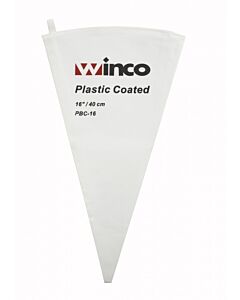 Winco PBC-16 16" Pastry Bag Cotton with Plastic Coated - CA