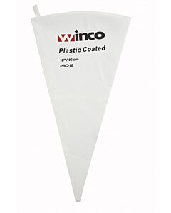 Winco PBC-18 18" Pastry Bag Cotton with Plastic Coated - USA