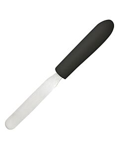 Winco TKPS-4 Baking Spatula with Black Polypropylene Handle 4" - CA