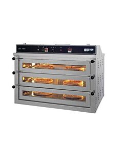 Doyon PIZ3 - Electric Three Deck Countertop Convection Pizza Oven - 30" x 21" x 4.75" Decks