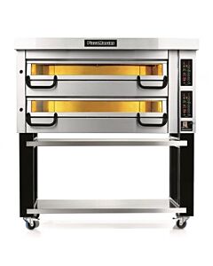Pizza Master PM832 Electric Double Deck Oven 65"W x 32"H, 3 Pizza stones 13.5kW Per Deck, 208-240V / 1-3Ph - CA