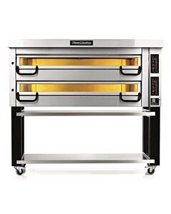 Pizza Master PM842 Electric Double Deck Oven 82"W x 32"H, 4 Pizza stones 17.0kW Per Deck, 208-240V / 1-3Ph - CA