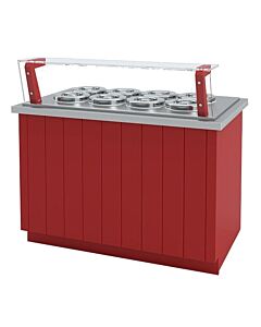 Frost Tech ML6-IGF 40" Pozzetti Gelato/Ice Cream Display Freezer with 6 Pans - 115V/220V - CA