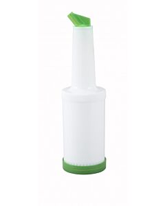 Winco PPB-2G 2 qt Pour with Green Spout & Lid - USA