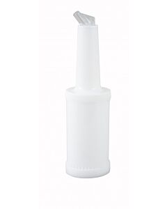 Winco PPB-2W 2 qt Pour with White Spout & Lid - CA