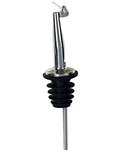 Winco PPM-4C Metal Pourer with Tapered Spout And Hinged Cap 12 pc per Pack - USA