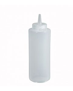 Winco PSB-24C Squeeze Bottle, 24 oz. Clear, 6 Pc/Pack - USA