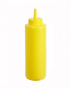 Winco PSB-24Y Squeeze Bottle, 24 oz. Yellow, 6 Pc/Pack - USA