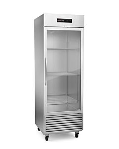 Fagor QVR-1G-N 27“ SIngled Section Reach-In Refrigerator with Glass Door 23 Cu. Ft. – 115V/1 - CA