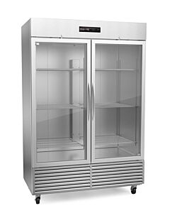 Fagor QVR-2G-N 54“ Double Section Reach-In Refrigerator with Glass Door 49 Cu. Ft. – 115V/1 - CA