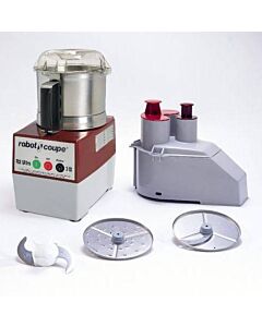 Robot Coupe R2 Ultra Combination Continuous Feed Food Processor with 3 qt Stainless Steel Bowl - 1 HP, 120 V - CA