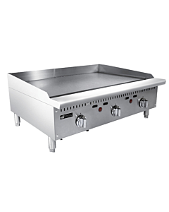 EFI RCTTG-36P 36" Thermostatic Griddle Natural Gas or Liquid Propane - 75,000 BTU