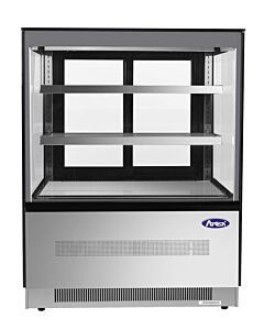 Atosa RDCS-35 Floor Model Refrigerated Display Square - 10.9 Cu Ft