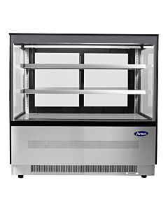 Atosa RDCS-48 Floor Model Refrigerated Display Square - 15.1 Cu Ft
